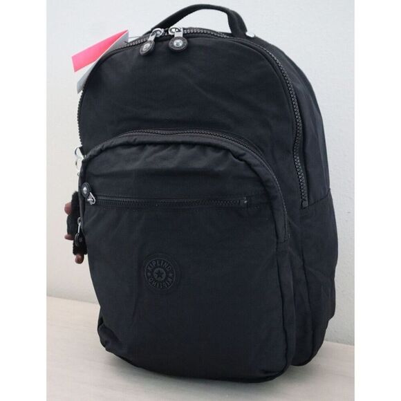 Kipling KI1206-0DH Women's Black Tonal 15" Laptop Seoul Backpack - Picture 1 of 15